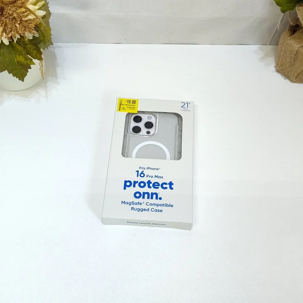 Protect Onn iPhone 16 Pro Max MagSafe Compatible Rugged Case 21' Drop Tested NIB